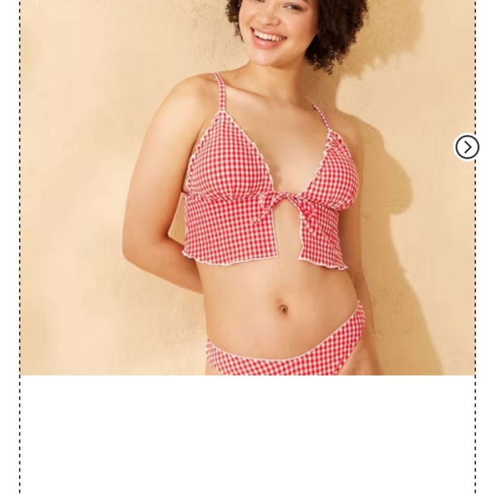 Red Gingham Bikini set